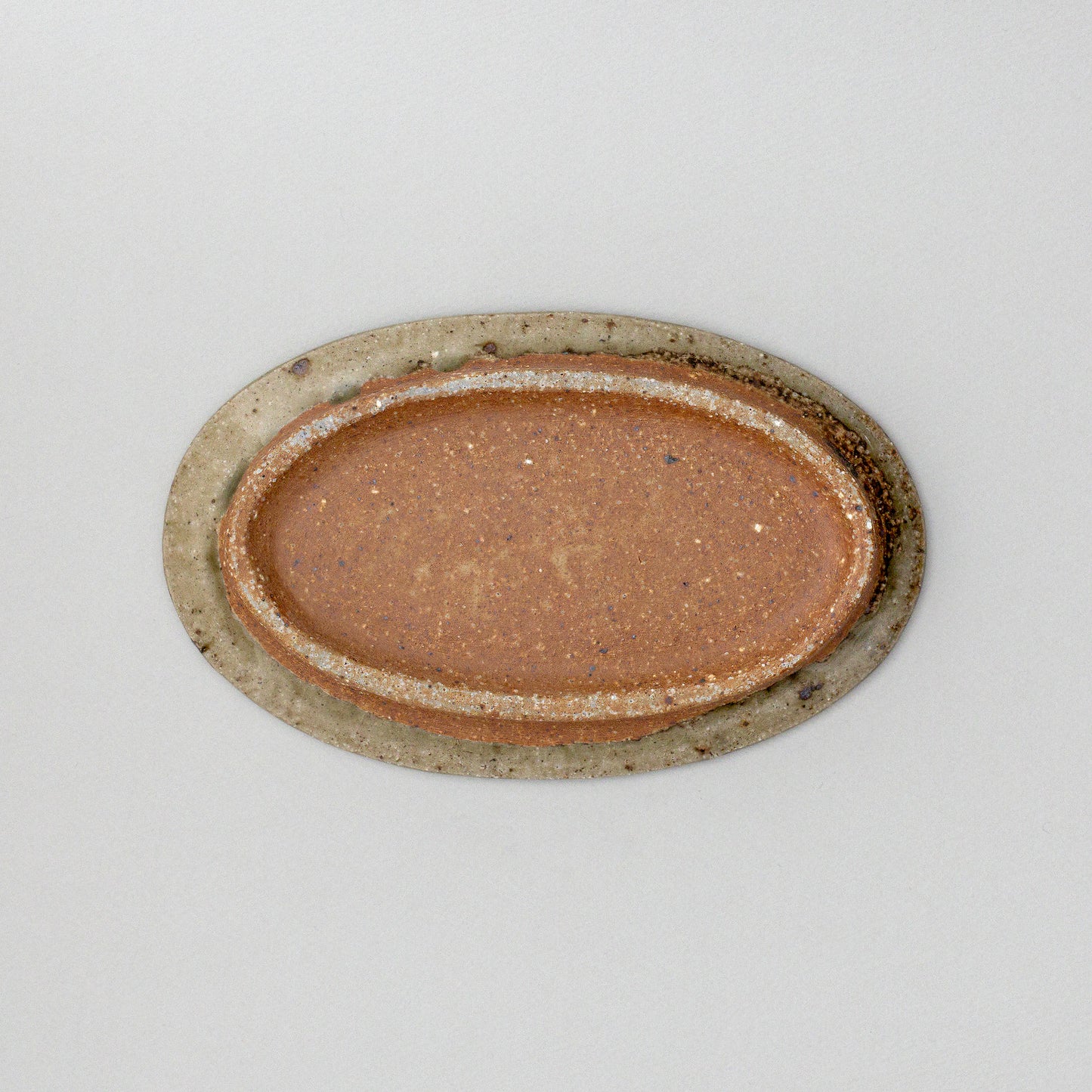 オーバル皿 中 青磁釉 #11