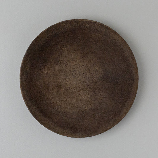 錆漆 8寸皿 #3