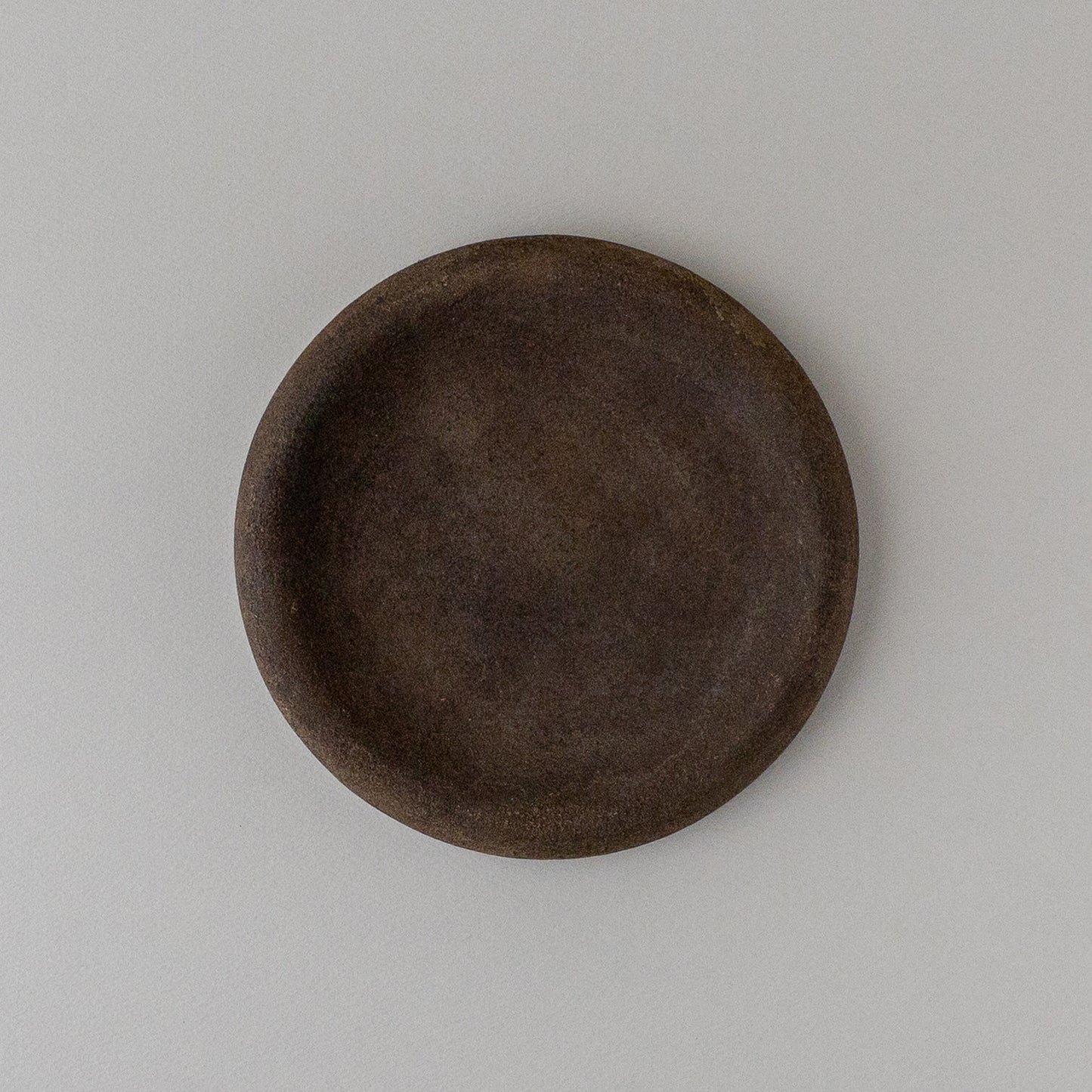 錆漆 6寸プレート 黒 #2