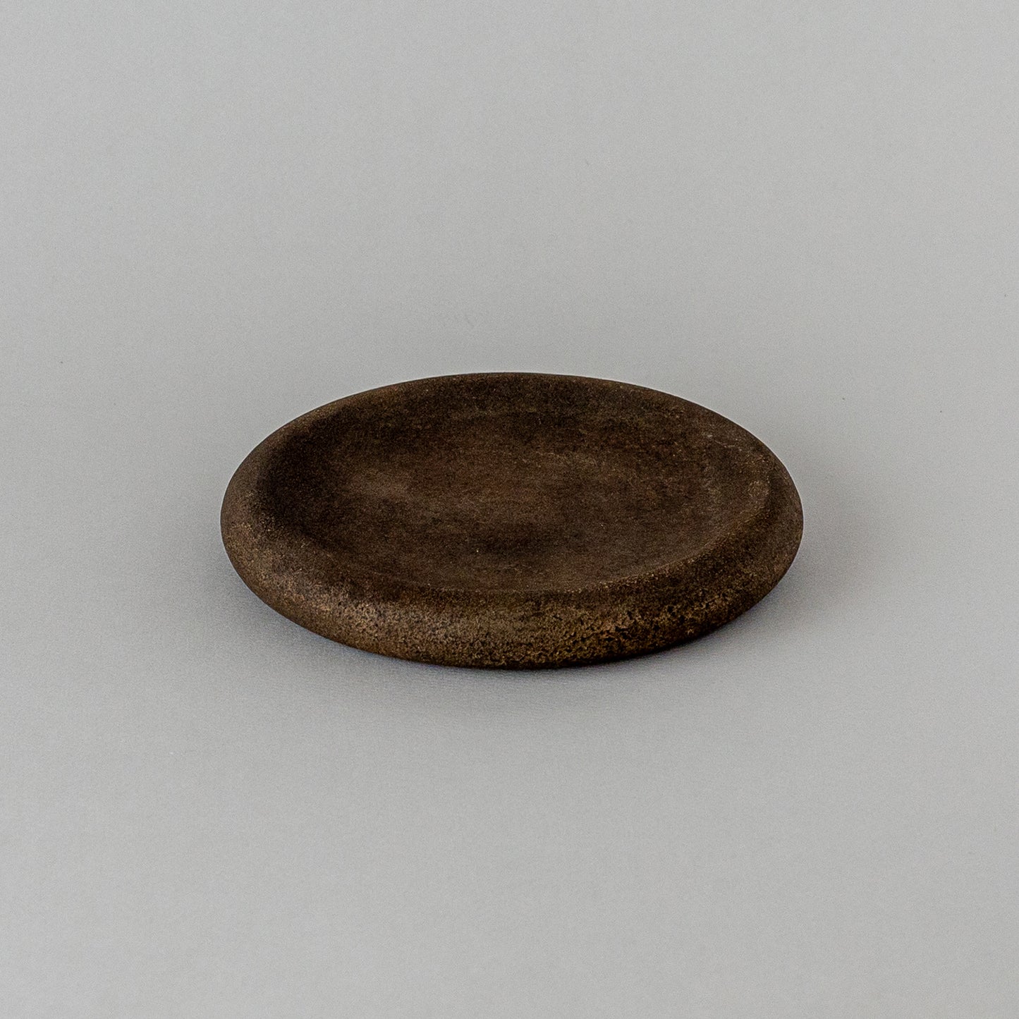 錆漆 6寸プレート 黒 #2