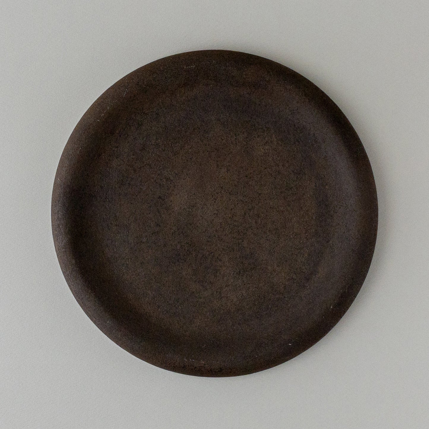 錆漆 8寸プレート 黒 #1