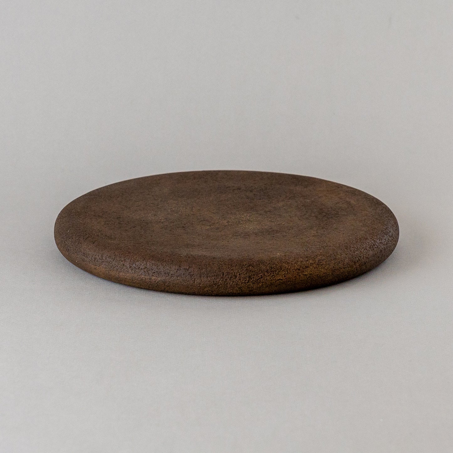 錆漆 8寸プレート 黒 #2