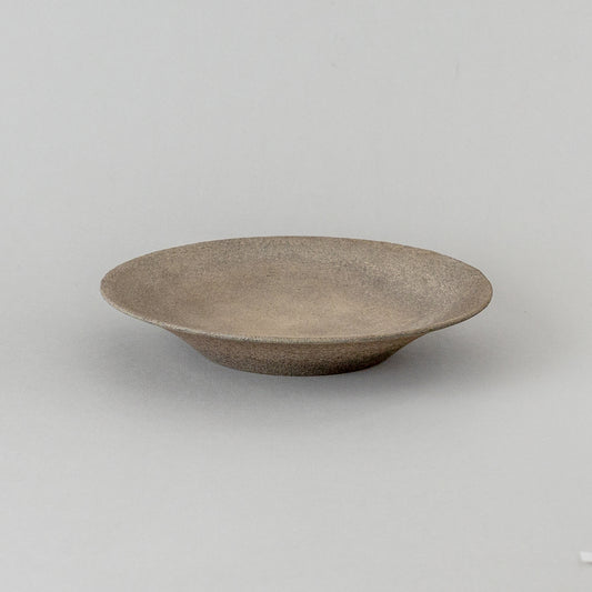 錆漆 7寸深皿 白 #2