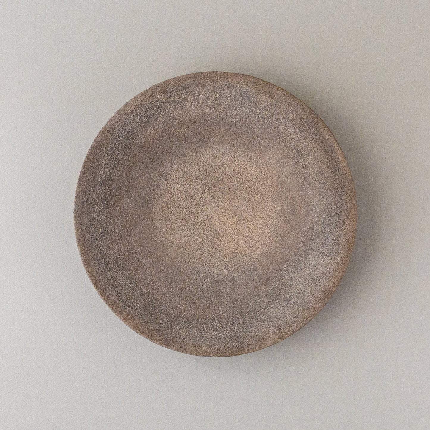 錆漆 7寸深皿 白 #3