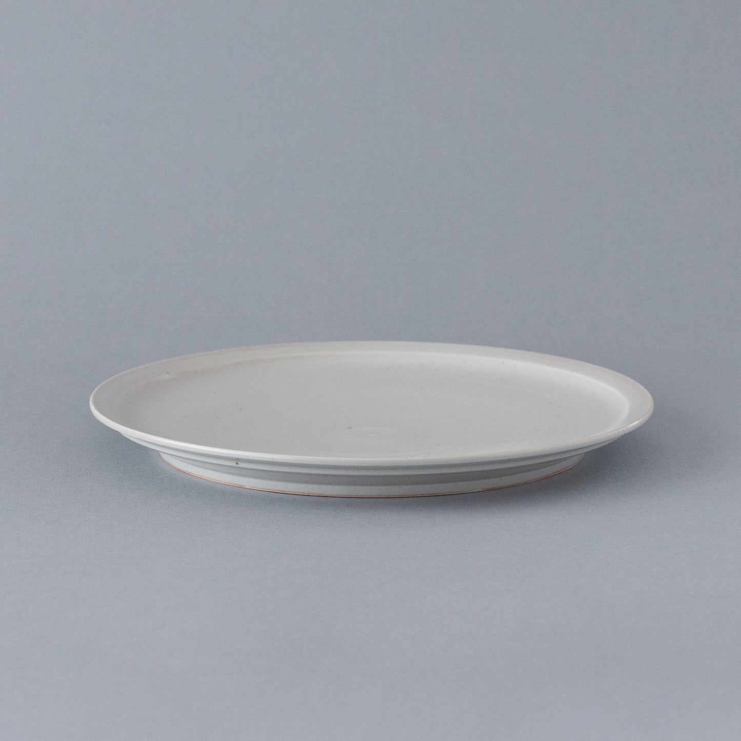 白磁リム平皿 8寸