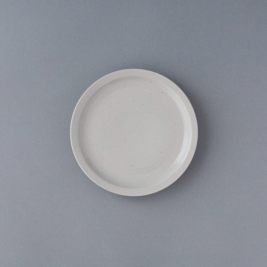 白磁リム皿 5寸
