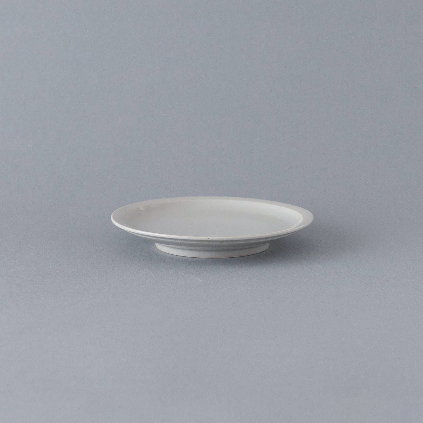 白磁リム皿 5寸
