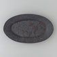 オーバル皿 大 黒釉 #2