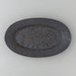 オーバル皿 大 黒釉 #3