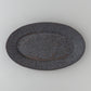 オーバル皿 大 黒釉 #4
