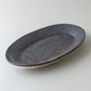 オーバル皿 大 黒釉 #6