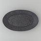オーバル皿 大 黒釉 #10