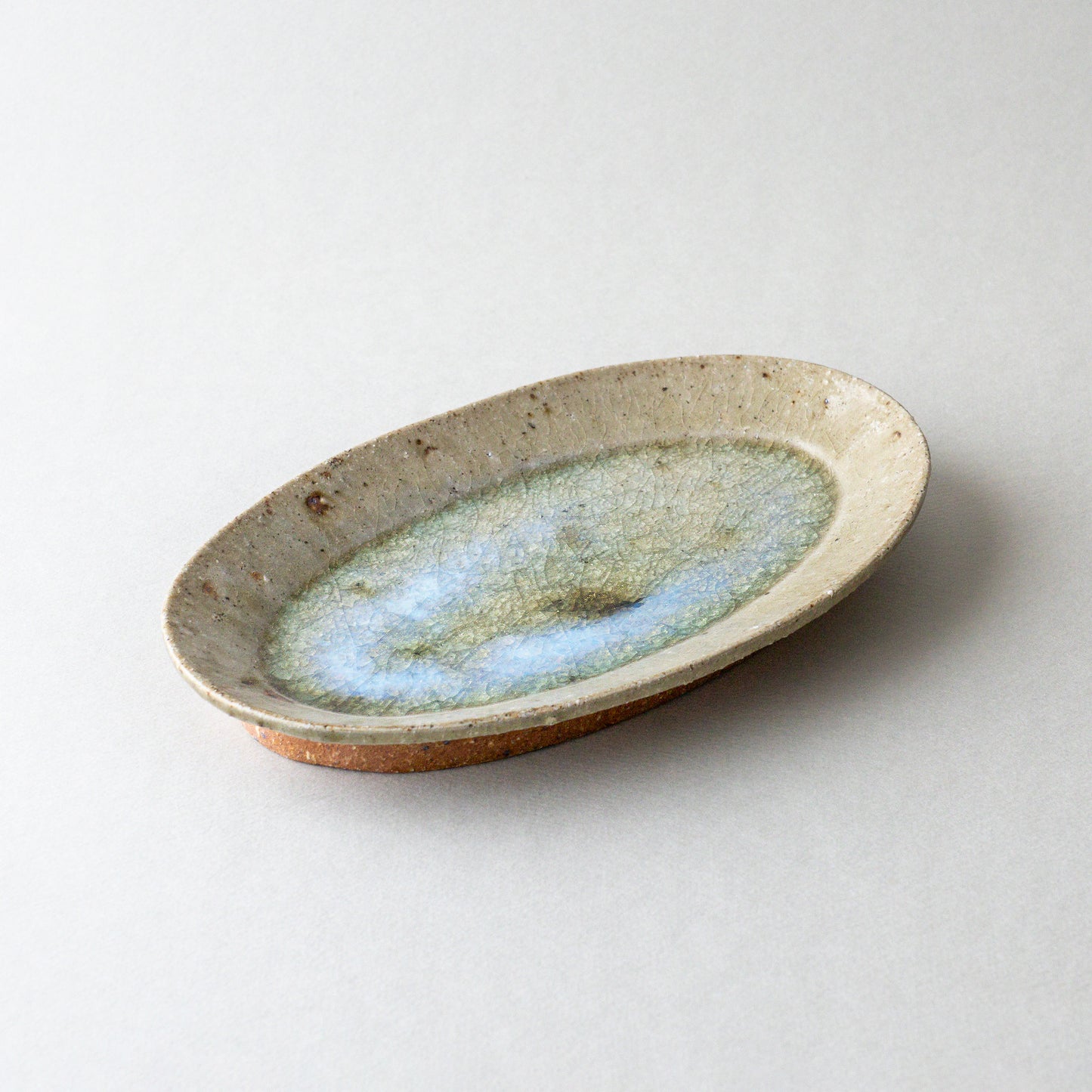 オーバル皿 中 青磁釉 #11