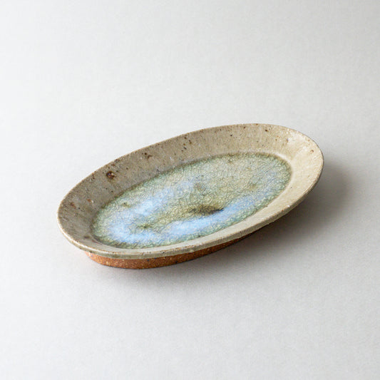 オーバル皿 中 青磁釉 #11