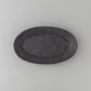 オーバル皿 中 黒釉 #2