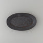 オーバル皿 中 黒釉 #5