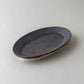 オーバル皿 中 黒釉 #6