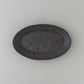 オーバル皿 中 黒釉 #6