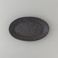 オーバル皿 中 黒釉 #8