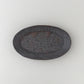 オーバル皿 中 黒釉 #10